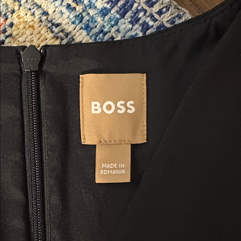 BOSS Dahota Colorblock Dress SZ US 4 EUC - Picture 4 of 7